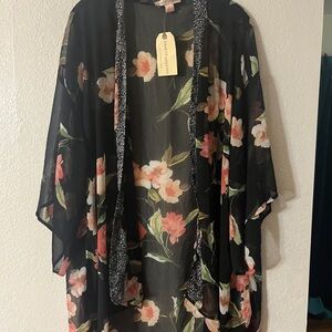 Band of Gypsies Black Kimono Jacket